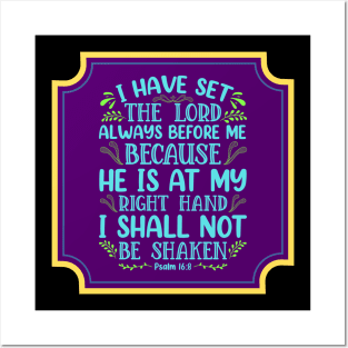 I Have Set The Lord Always Before Me Posters and Art